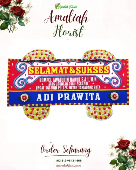 Papan Bunga Ucapan Selamat Sonokwijenan